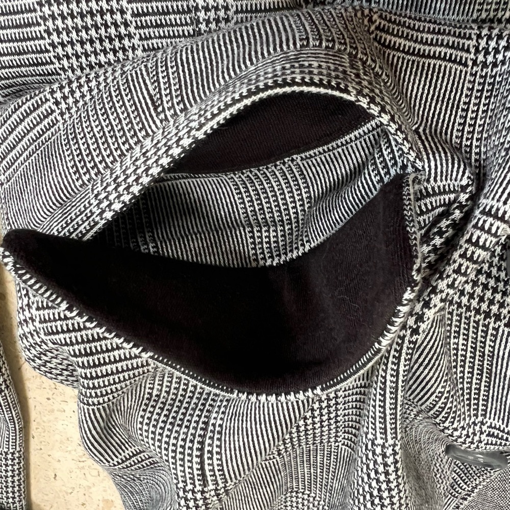 Rachel Zoe Black and White Plaid Blazer NWT Women’s Size Large - Picture 3 of 6
